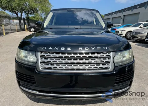 2016 Land Rover Range Rover Hse из США, поврежденный, VIN SALGS2PF4GA287533